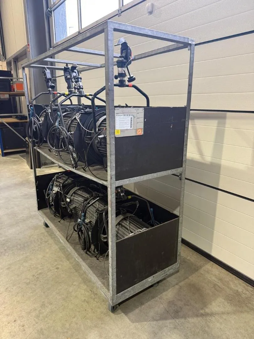 8 × ARRI Studio 2000 im Dolly – Detailansicht 2