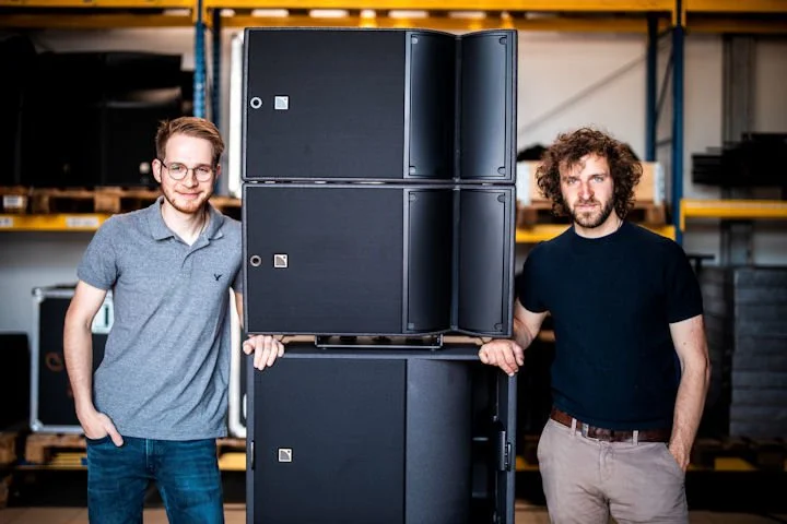 RAMPENSAU Gründer mit L-Acoustics System