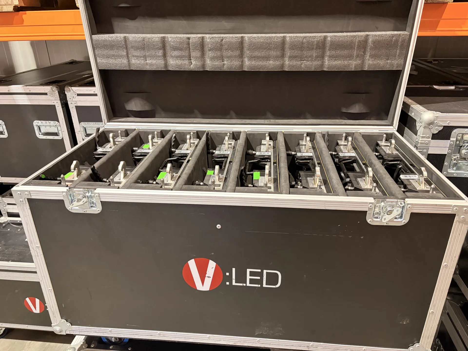 LED-Module und Zubehör für eine Dry-Hire-Produktion