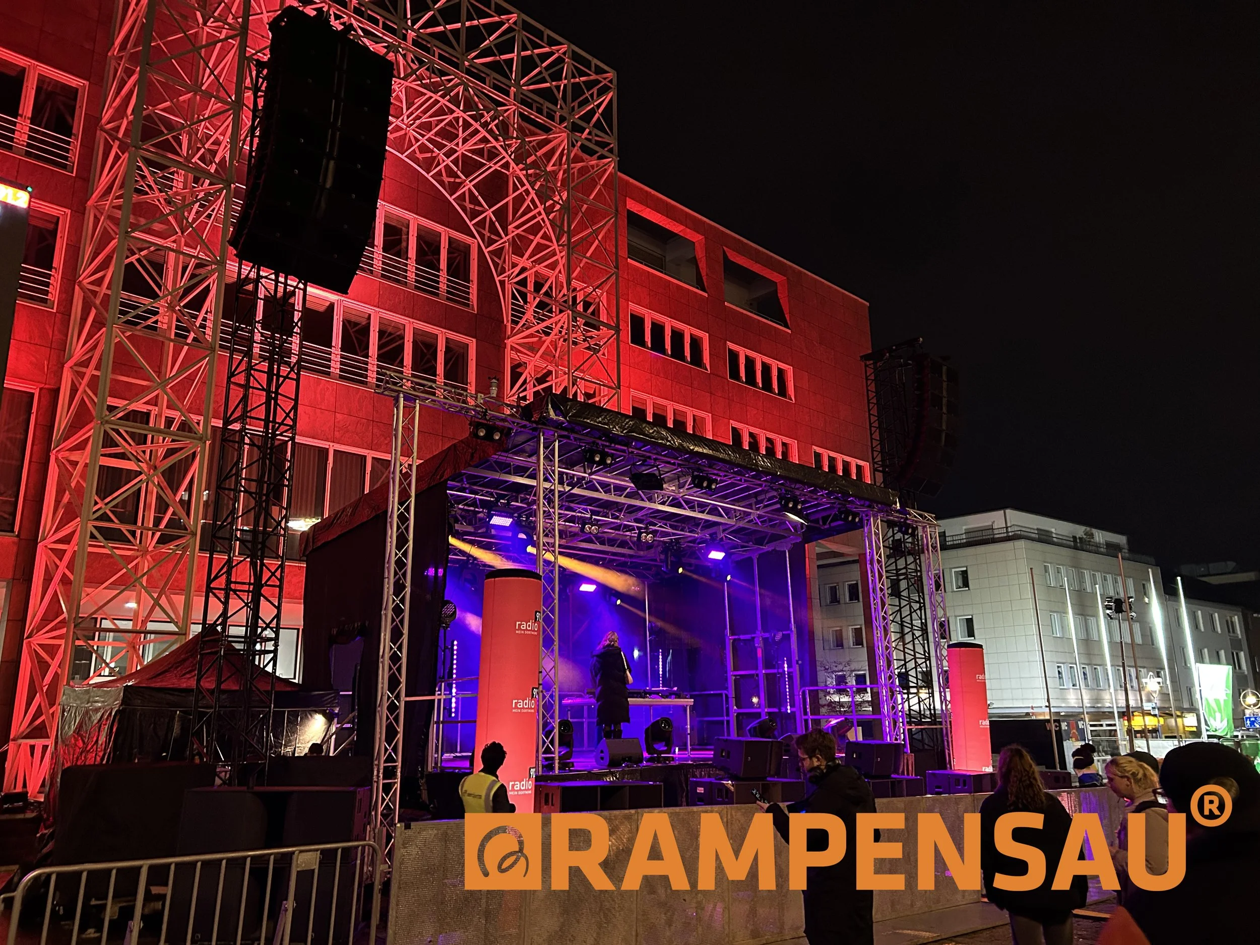 LED-Wand von RAMPENSAU bei einer Veranstaltung in Dortmund